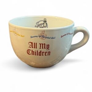 Disney’s  California Adventure Soap Opera All My Children Bistro Bowl Mug